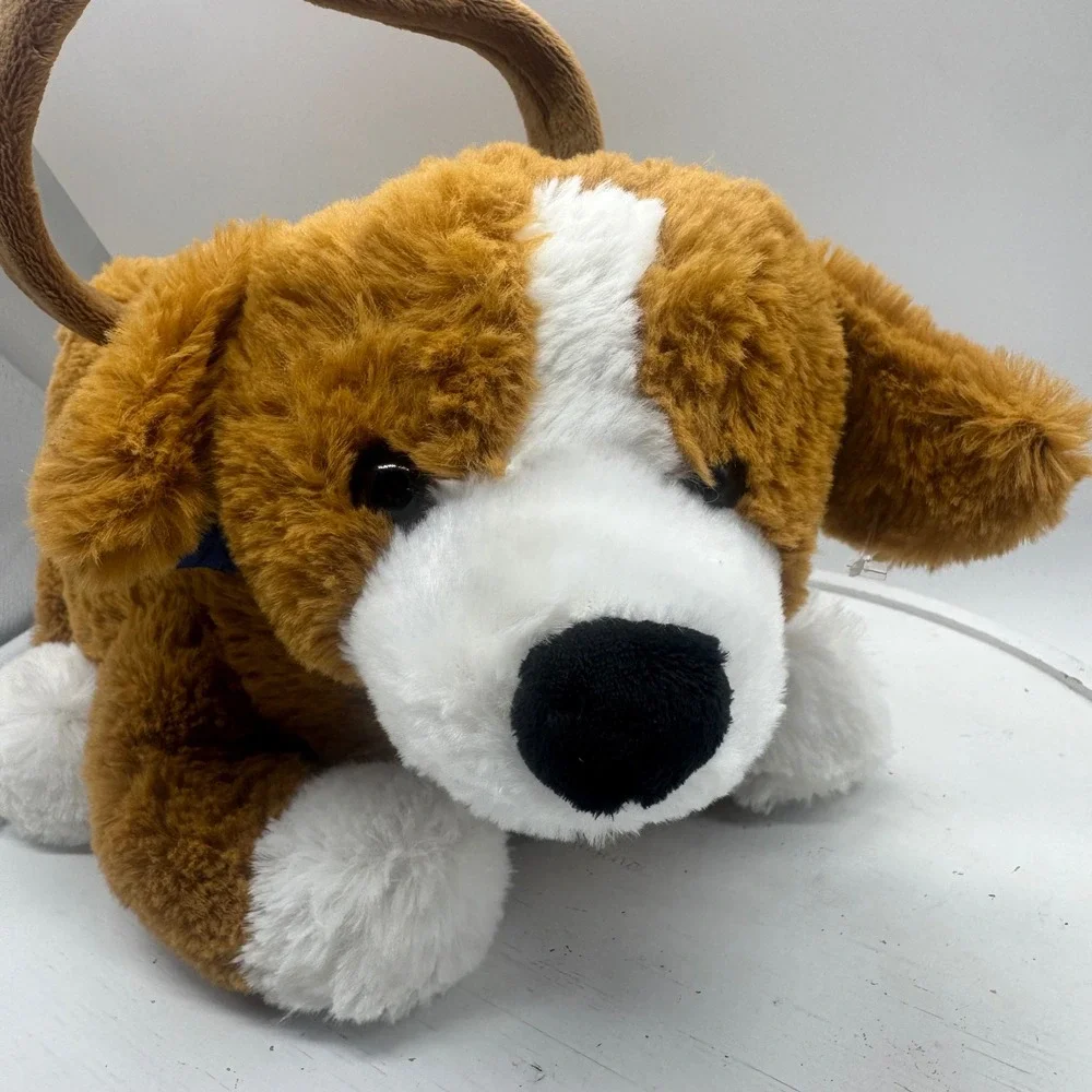 Dan Dee Beagle Plush Puppy Dog Easter Basket Halloween Treat Bag Bandana Animal